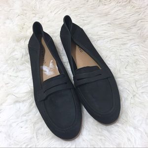 Lucky Brand Caylon Loafer Black Leather Size 9.5